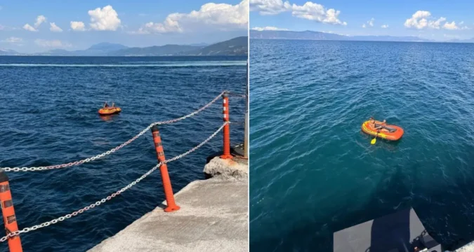 Şişme botuyla deniz açılan genç panikleyince sürüklenmeye başladı Haber gorseli